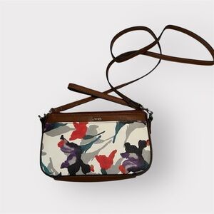 Chaps Multicolor Floral Crossbody Bag